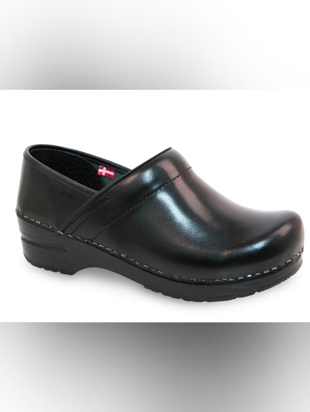 Sanita Pro Cabrio Black Mate Clogs Size 39 Womans